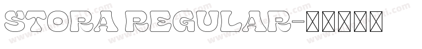 Stora Regular字体转换
